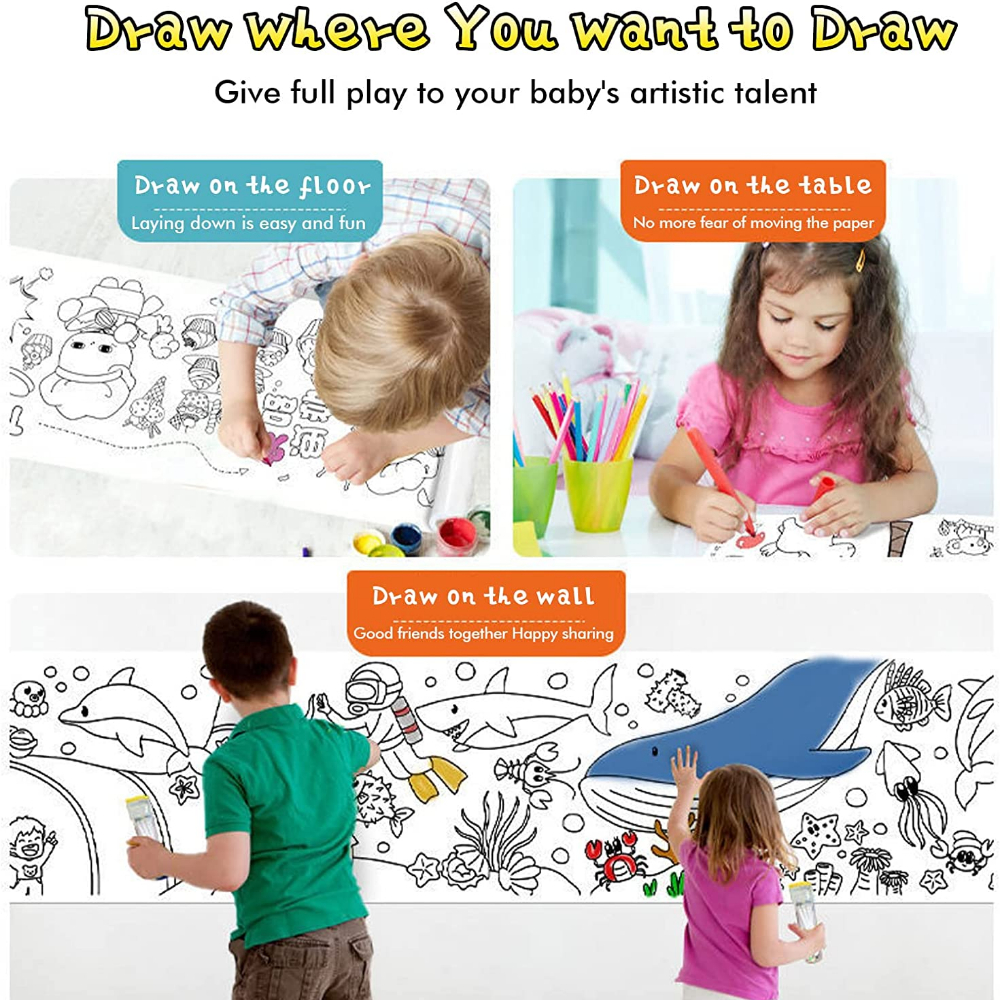 DoodleDream™ Zeichenrolle für Kinder