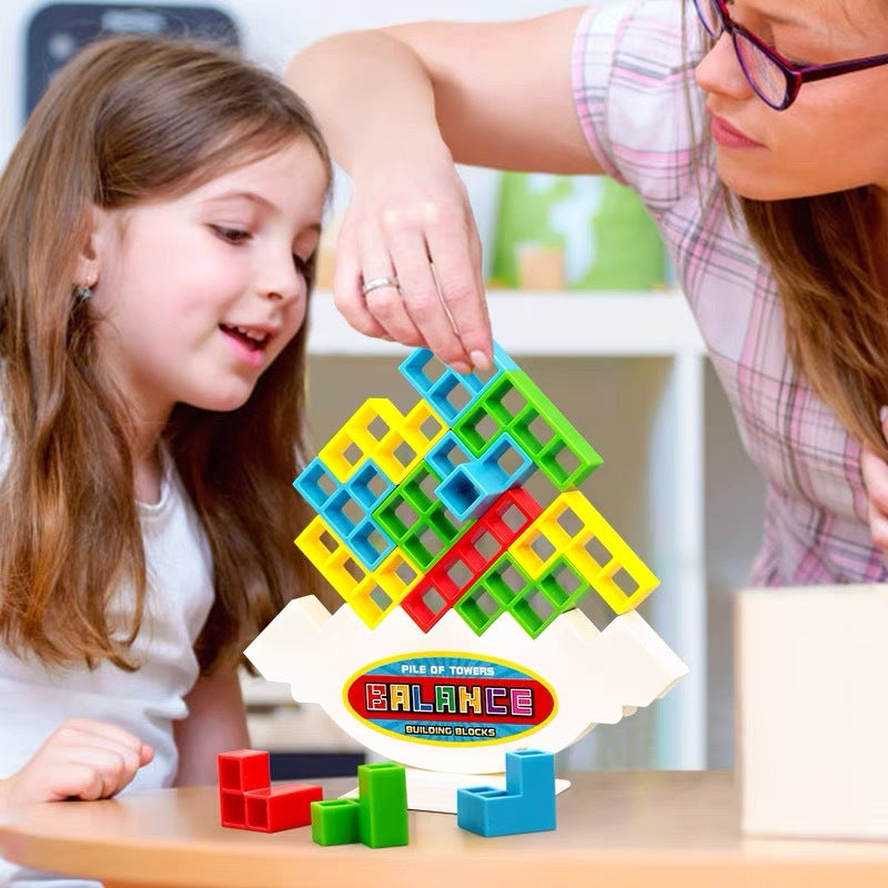 TetraStack™ Block Stacking Balance Game