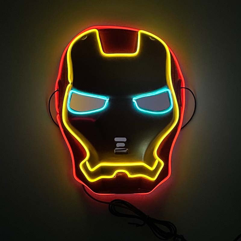 HeroMask™ Halloween LED Face Mask
