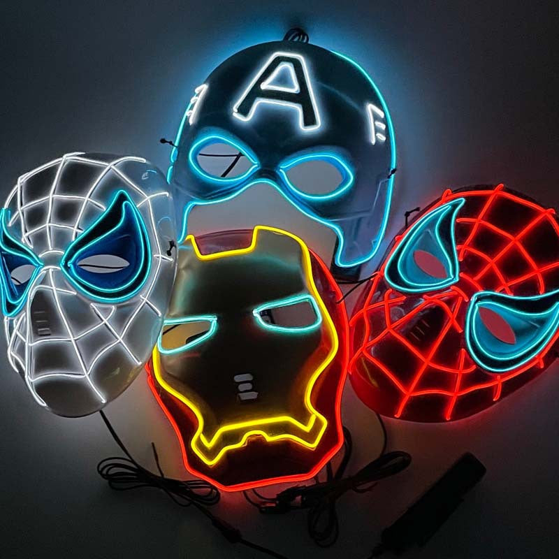 HeroMask™ Halloween LED Face Mask