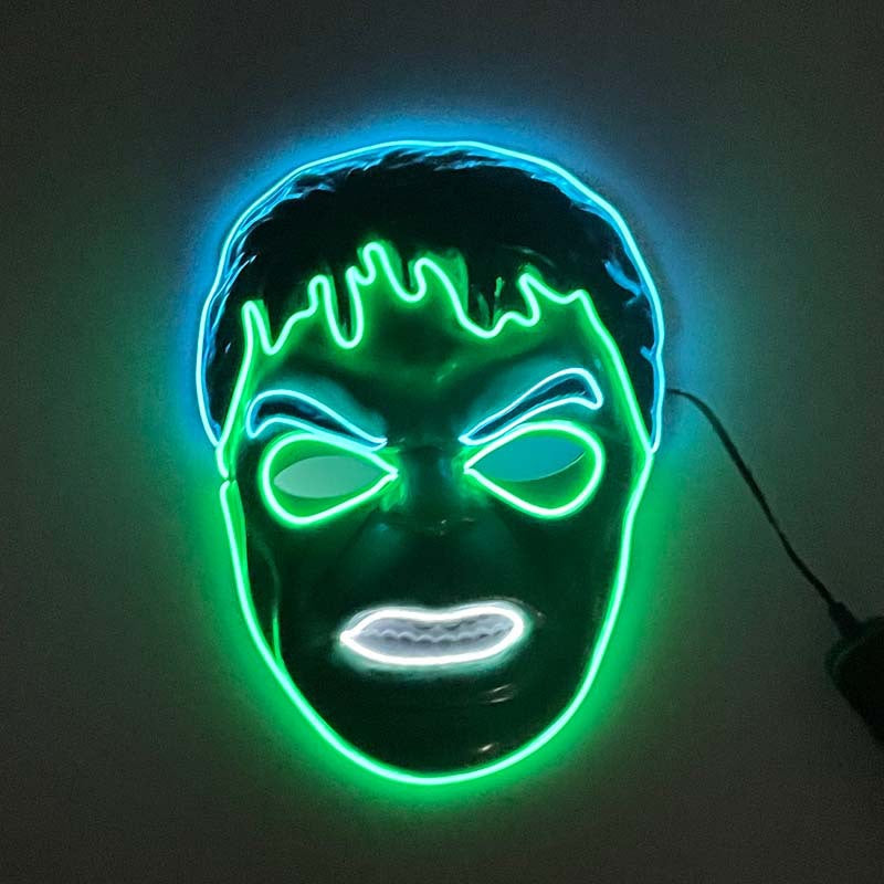 HeroMask™ Halloween LED Face Mask